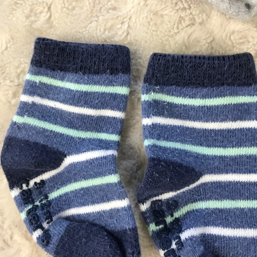 Carter’s Baby Boy Socks Bundle Anchor Stripes